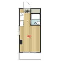 東京都大田区西蒲田7(マンション)の賃貸物件の間取り