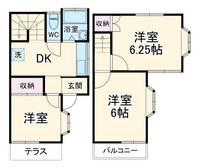 神奈川県相模原市中央区陽光台7(一戸建)の賃貸物件の間取り