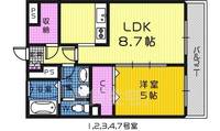 物件の間取り画像