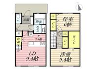 神奈川県秦野市鶴巻南3(一戸建)の賃貸物件の間取り