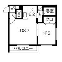 クレインMISONOの間取り