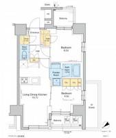 東京都荒川区西日暮里5(マンション)の賃貸物件の間取り