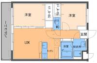 サンハイツアイタウン天辰 A棟の間取り
