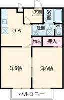 三重県伊賀市ゆめが丘6(アパート)の賃貸物件の間取り