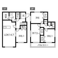 物件の間取り画像