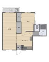 セゾン浜脇の間取り