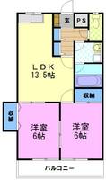 クォーレNAKAHARAの間取り