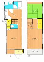 東京都品川区戸越6(一戸建)の賃貸物件の間取り