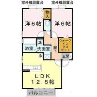 兵庫県西脇市野村町茜が丘(アパート)の賃貸物件の間取り