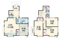 千葉県千葉市稲毛区宮野木町(一戸建)の賃貸物件の間取り