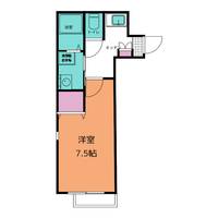 千葉県松戸市根本(アパート)の賃貸物件の間取り