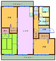 物件の間取り画像