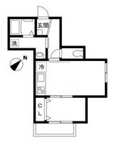 千葉県市川市相之川1(アパート)の賃貸物件の間取り