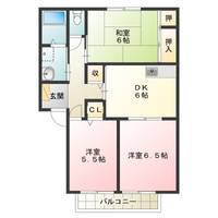 徳島県小松島市横須町(アパート)の賃貸物件の間取り