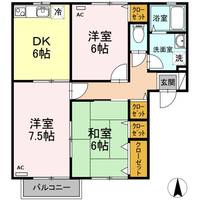 プリエールBの間取り