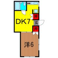 乙顔コーポの間取り