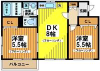 東京都杉並区永福2(マンション)の賃貸物件の間取り