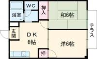 メゾンハスイの間取り
