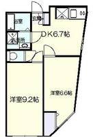 東京都北区豊島2(マンション)の賃貸物件の間取り