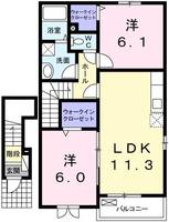物件の間取り画像