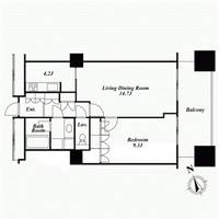 六本木ヒルズレジデンスB棟の間取り