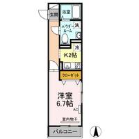 広島県福山市三吉町3(アパート)の賃貸物件の間取り