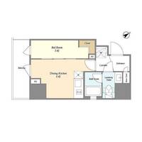 東京都江東区門前仲町1(マンション)の賃貸物件の間取り