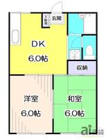ウォーターパーク塚本B棟 Iの間取り