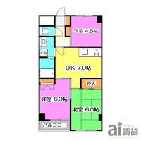 埼玉県入間郡三芳町大字藤久保(アパート)の賃貸物件の間取り