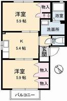 物件の間取り画像