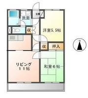 フラワーハイツの間取り