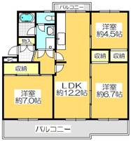 物件の間取り画像