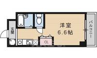 京都府京都市下京区西七条市部町(マンション)の賃貸物件の間取り