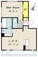 オリーブ(上溝)の間取り