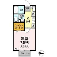 愛媛県松山市南江戸1(アパート)の賃貸物件の間取り