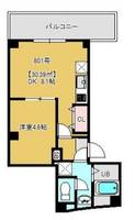 東京都台東区東浅草2(マンション)の賃貸物件の間取り
