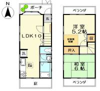 東京都大田区池上5(一戸建)の賃貸物件の間取り