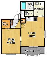 マンションドム富久山Iの間取り