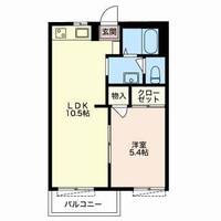 ヒルサイドテラスBの間取り