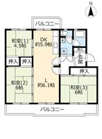 物件の間取り画像