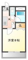 龍玉マンションIIの間取り