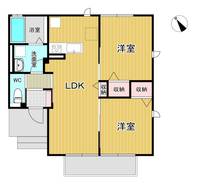 ラヴァージュ東仙台の間取り