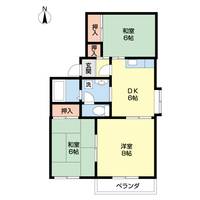 フレグランスサンコーB棟の間取り