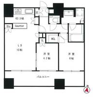 クラッシィスイート赤坂の間取り