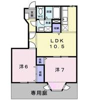 クレストールアイリスAの間取り