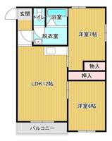 北海道帯広市西九条南16(マンション)の賃貸物件の間取り