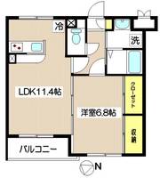 エスポワール多摩川の間取り