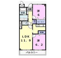 静岡県沼津市大岡(マンション)の賃貸物件の間取り