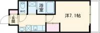 兵庫県神戸市東灘区御影本町6(マンション)の賃貸物件の間取り
