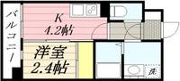モダンパラッツオ博多tresの間取り